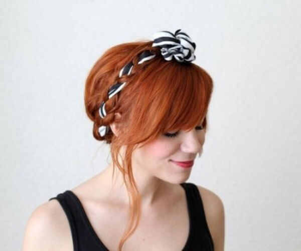 Easy To Do DIY Ribbon Hairstyles for Cute Look