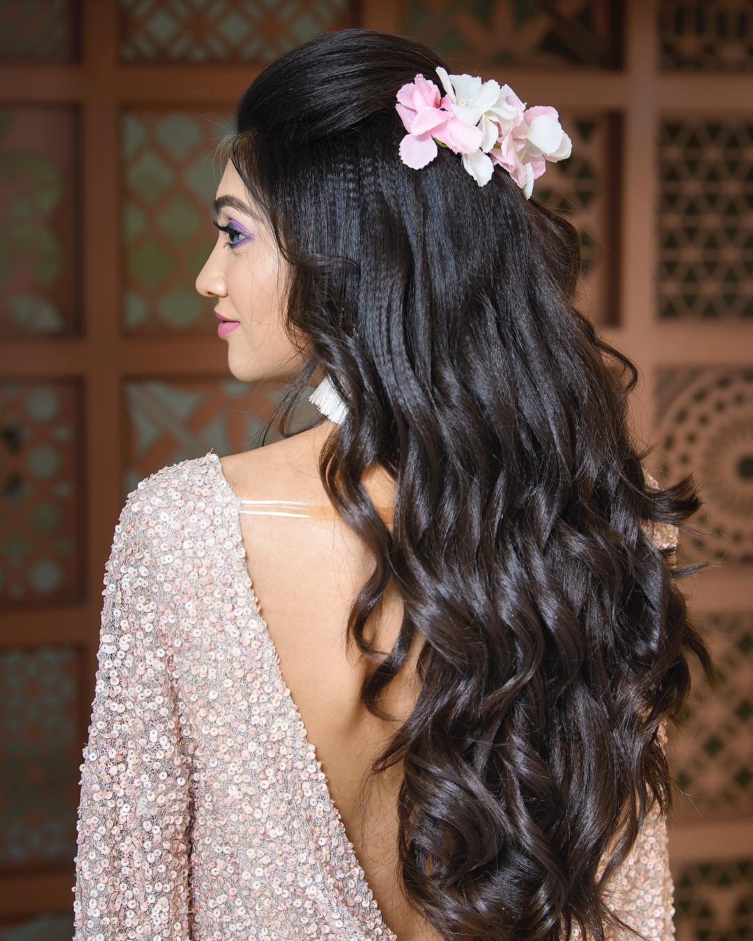 Floral hairstyles for Haldi and Mehendi Ceremonies! - K4 Fashion