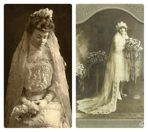 A Century Of Bridal Hairstyles And Fashion Through the Ages - K4 Fashion