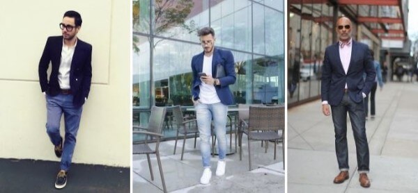 Men's Navy Blue Blazer: Wear With Fashion - K4 Fashion