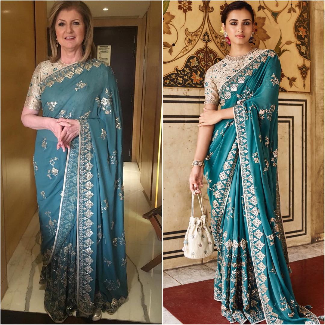 Hot n Sizzling Designer Sarees from Bollywood Celebs - K4 Fashion