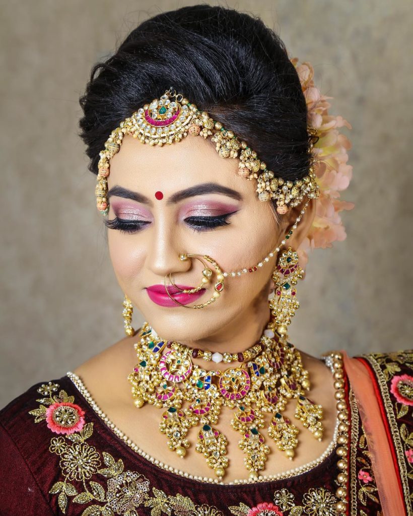 Indian Bridal Makeup by aayushi patel - K4 Fashion