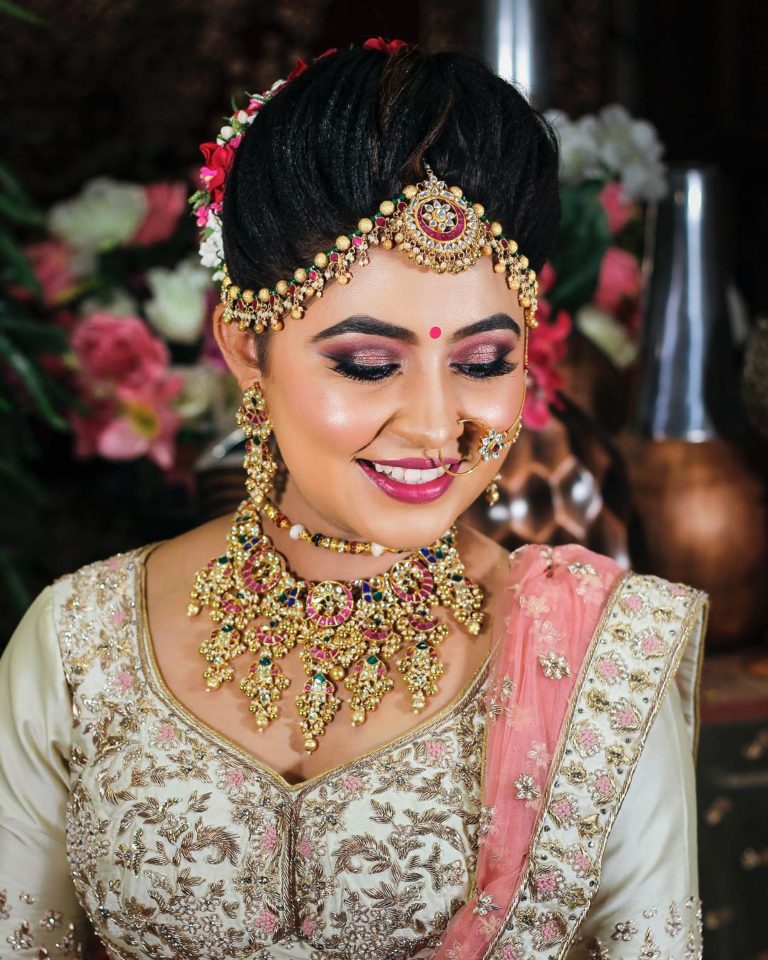 Indian Bridal Makeup Look in Celeb Style - K4 Fashion