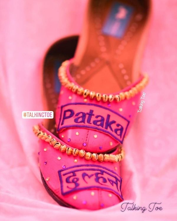 pataka dulhan shoes