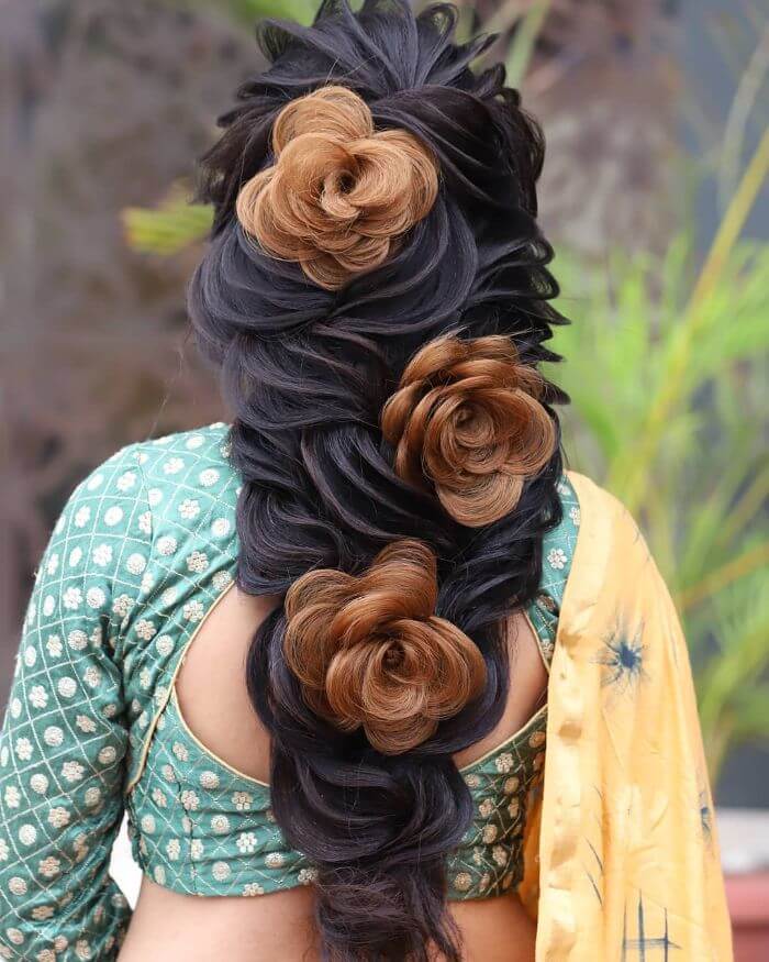 Indian Wedding Hairstyles For Long Hair K4 Fashion