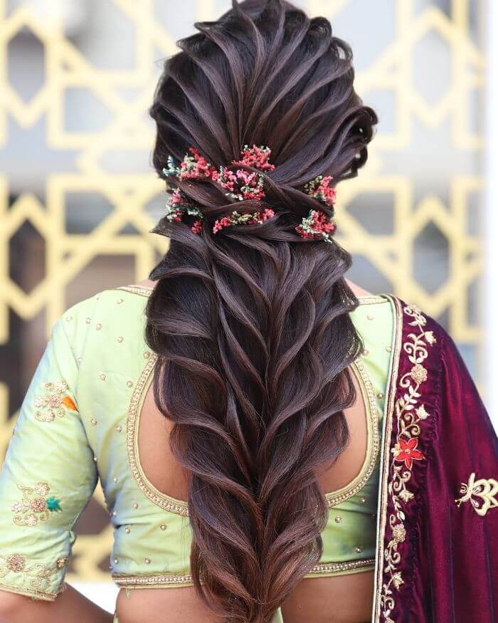 Indian Wedding Hairstyles For Long Hair K4 Fashion