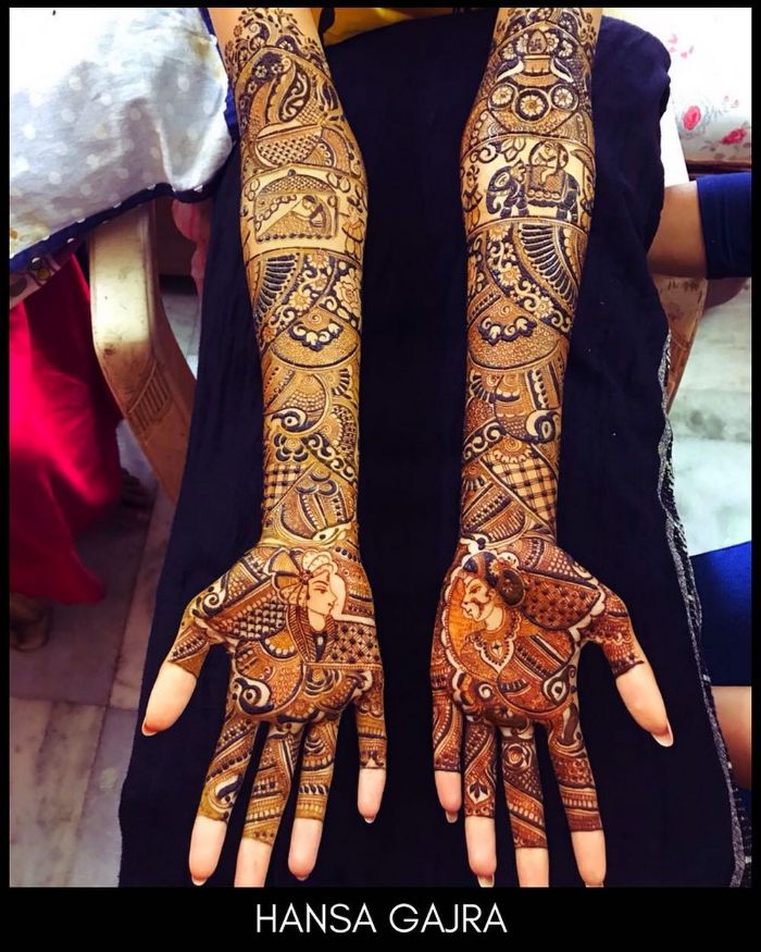 Bridal Mehndi Designs for Full Hands - K4 Fashion