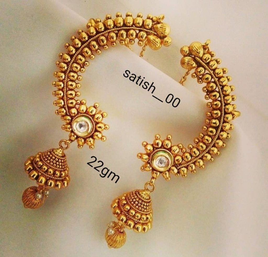 Aggregate 91+ bridal gold earrings designs latest - esthdonghoadian