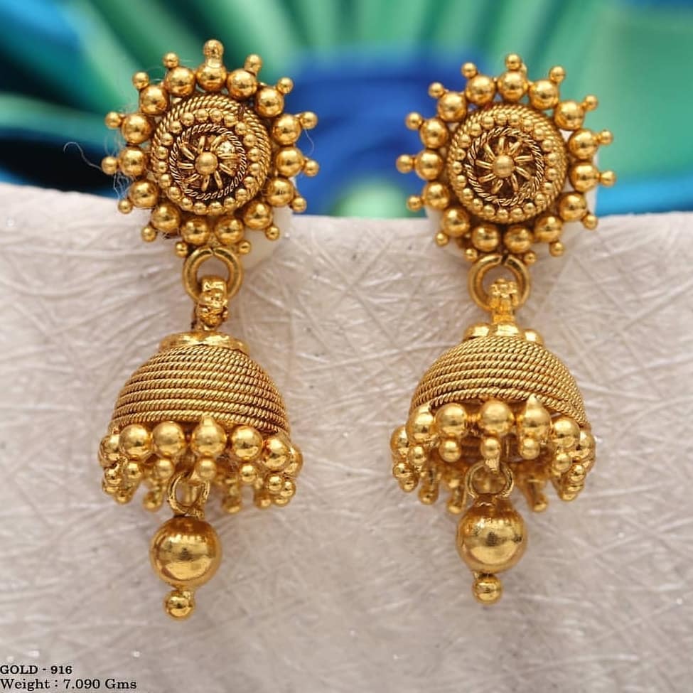 Update more than 85 gold earrings for newly married best - 3tdesign.edu.vn