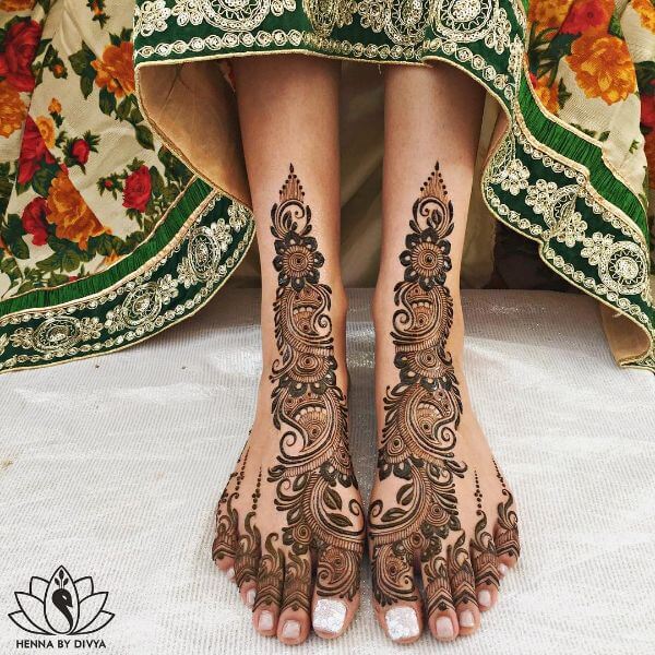Arabic Mehndi Designs for Legs : Awesome Collection - K4 Fashion
