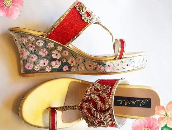 sandal bridal heels