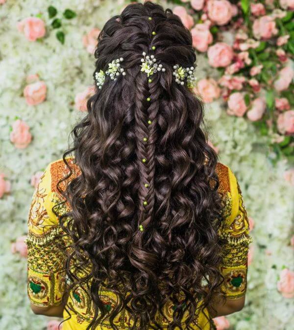 Bridal Hairstyle  हलद क लए हयर सटइल  Haldi Ceremony Ke Liye  Hairstyle  hairstyle for haldi bride  HerZindagi