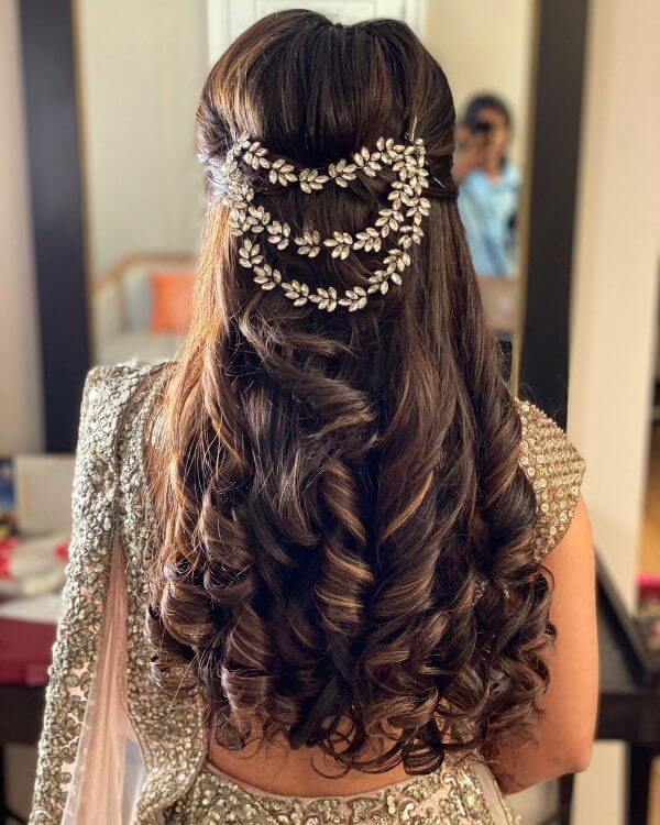 Indian Bridal Hairstyles For Sangeet K4 Fashion