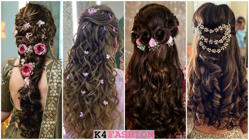 Most amazing Bridal Hair style  Front hair styles Engagement hairstyles  Hair ponytail styles