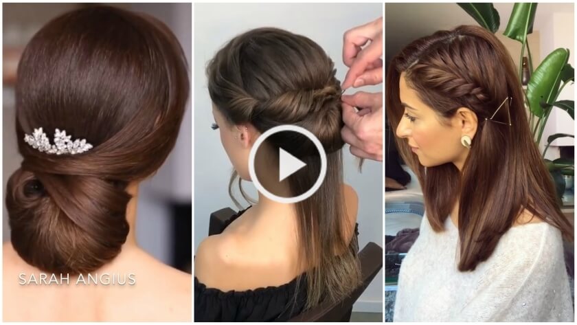 Hairstyle for long hair video tutorial  Long hair video Hair styles Long hair  styles