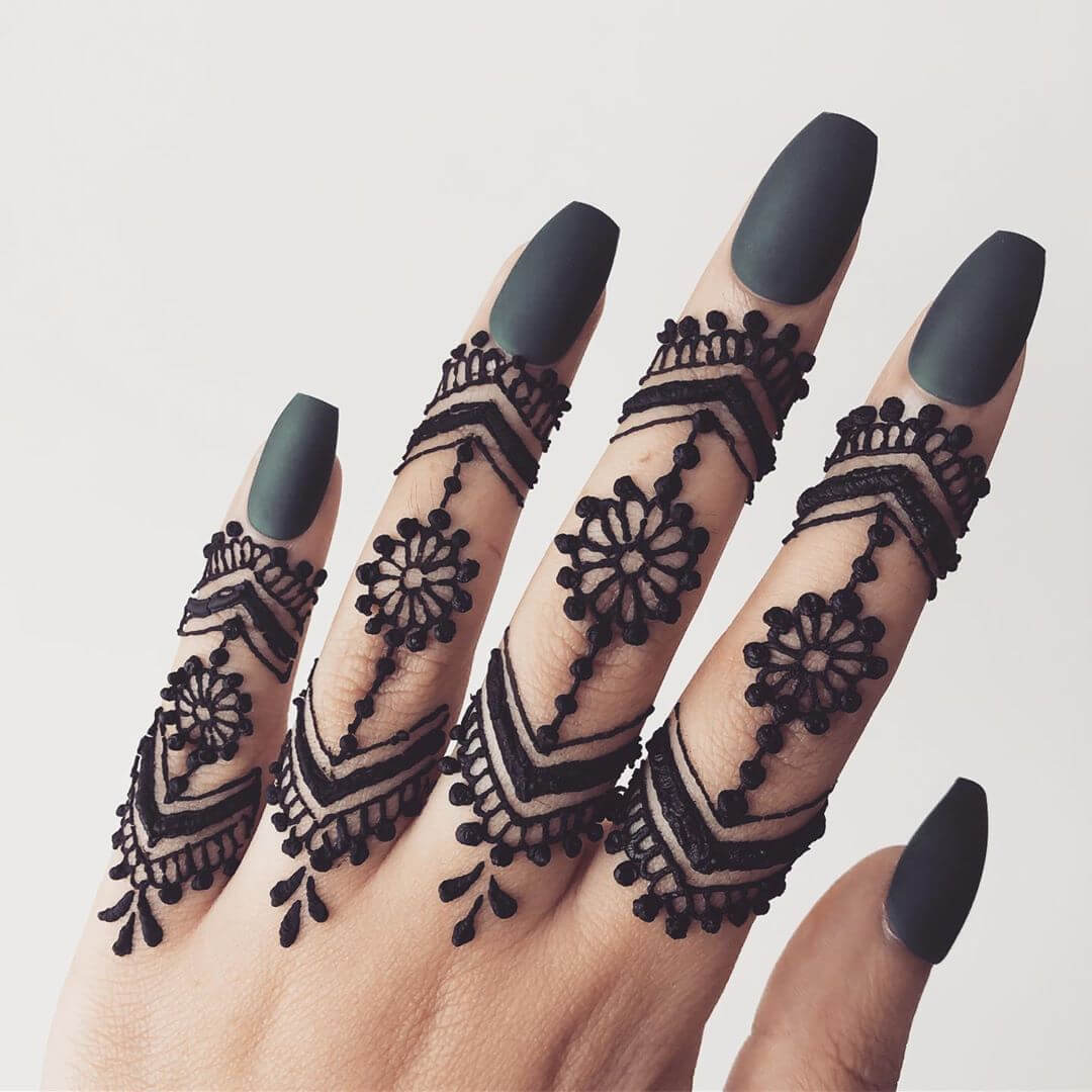 Finger Mehndi Design Tutorial For Eid Wedding K4 Fashion