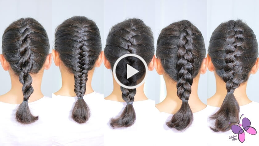 15 Cute 5Minute Hairstyles for School  Pretty Designs