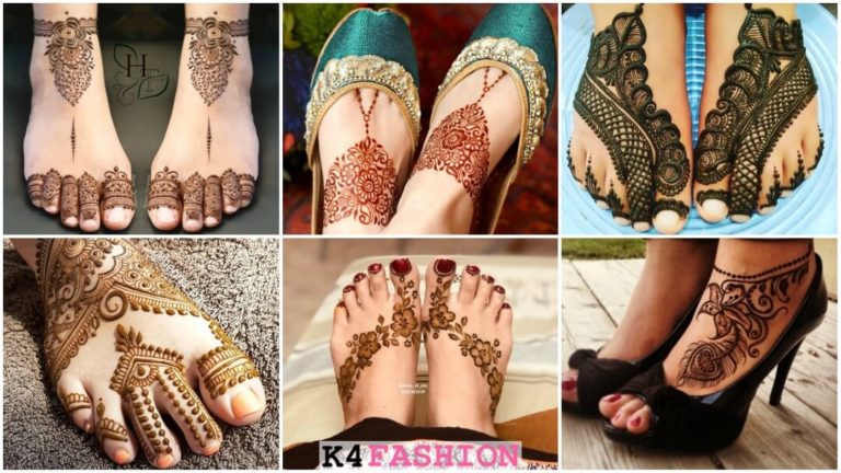 Unique Feet Mehndi Designs For Indian Women 2024 K4 Fashion