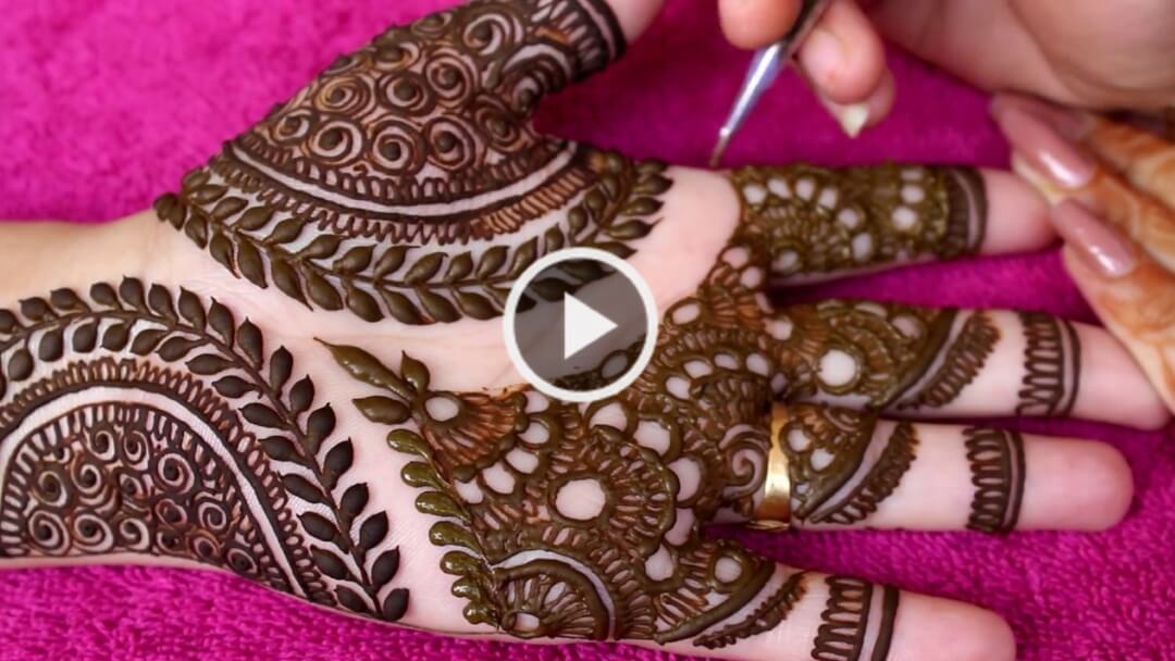Bridal (Dulhan) Mehndi Designs for Front Hands - K4 Fashion