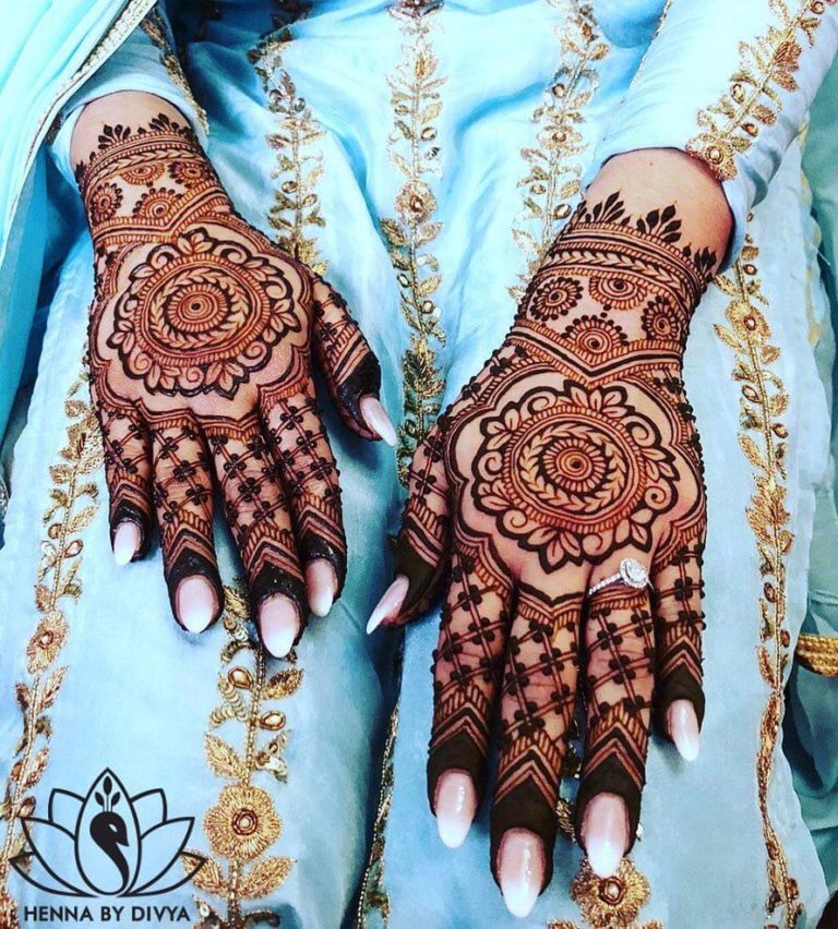 Bridal Mandala Mehndi Designs for Back Hand - K4 Fashion
