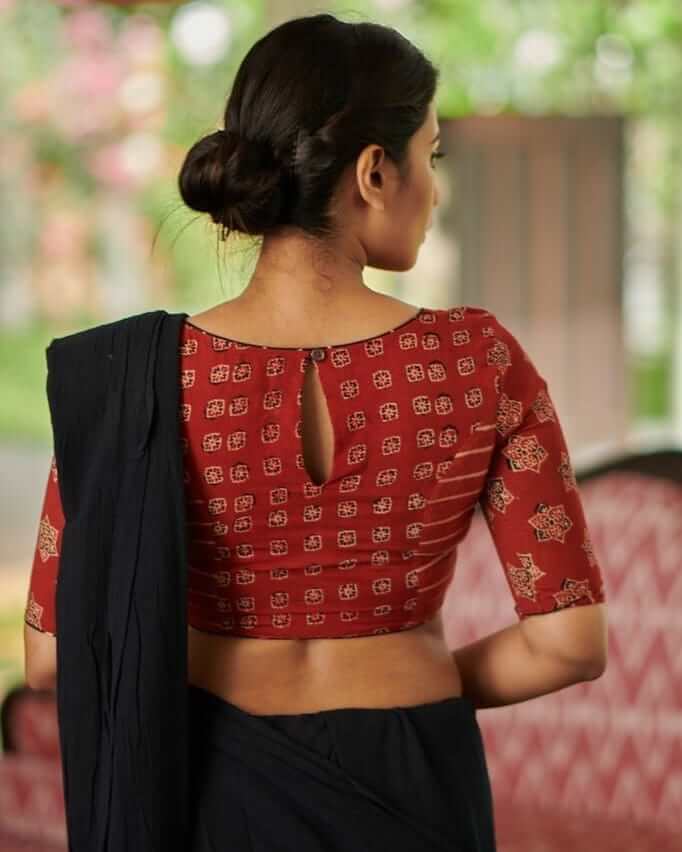 Designs saree blouse Readymade Maroon