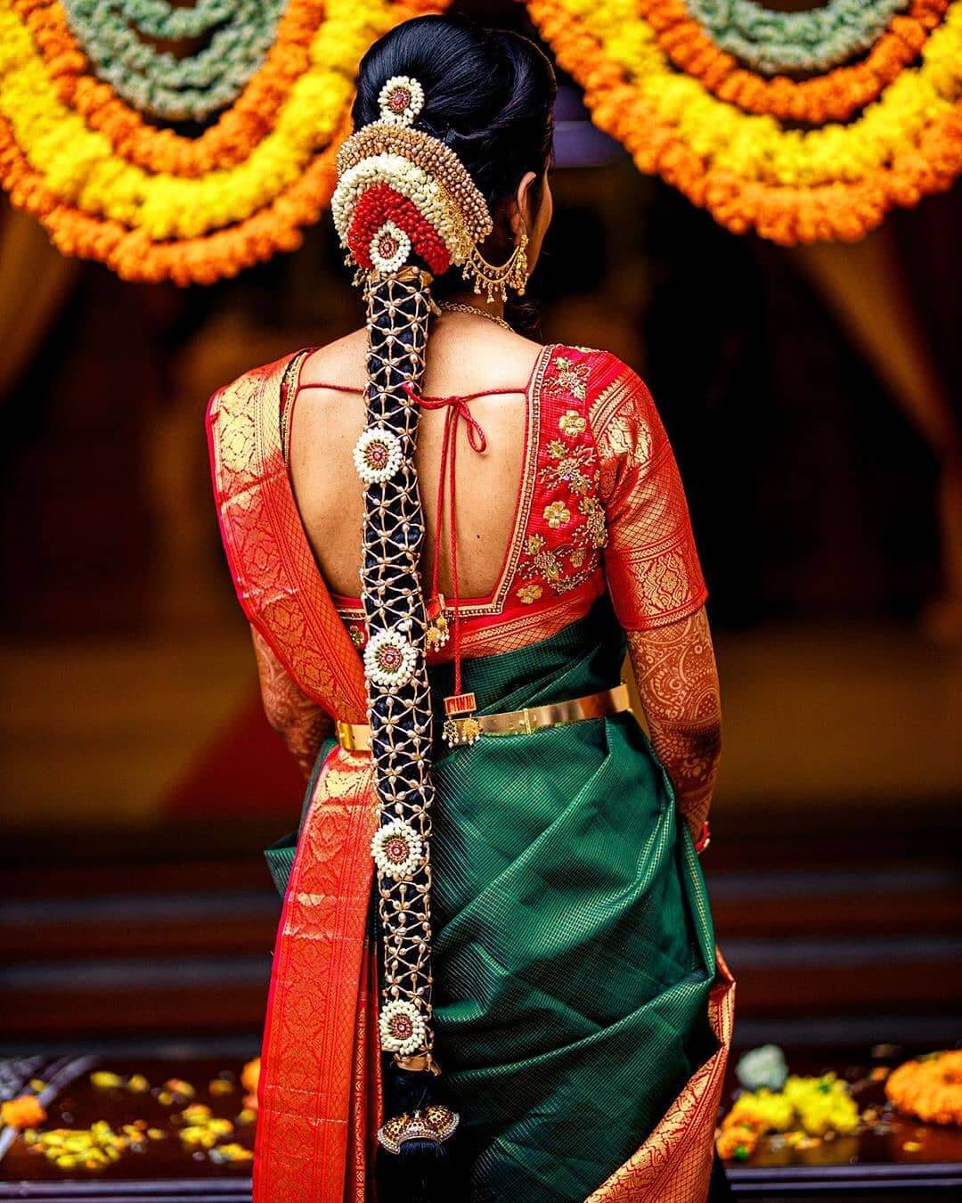 30 Latest South Indian Bridal Hairstyles We Love  Pyaari Weddings