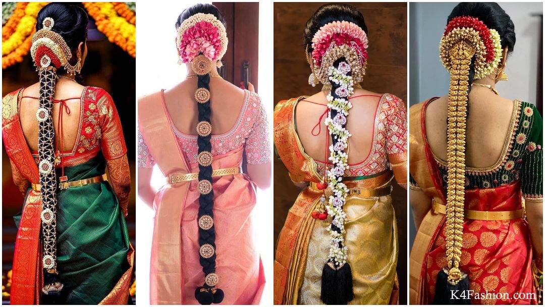 Top 5 Indian Bridal Hairstyles for Thin Hair  Bridal Look  Wedding Blog