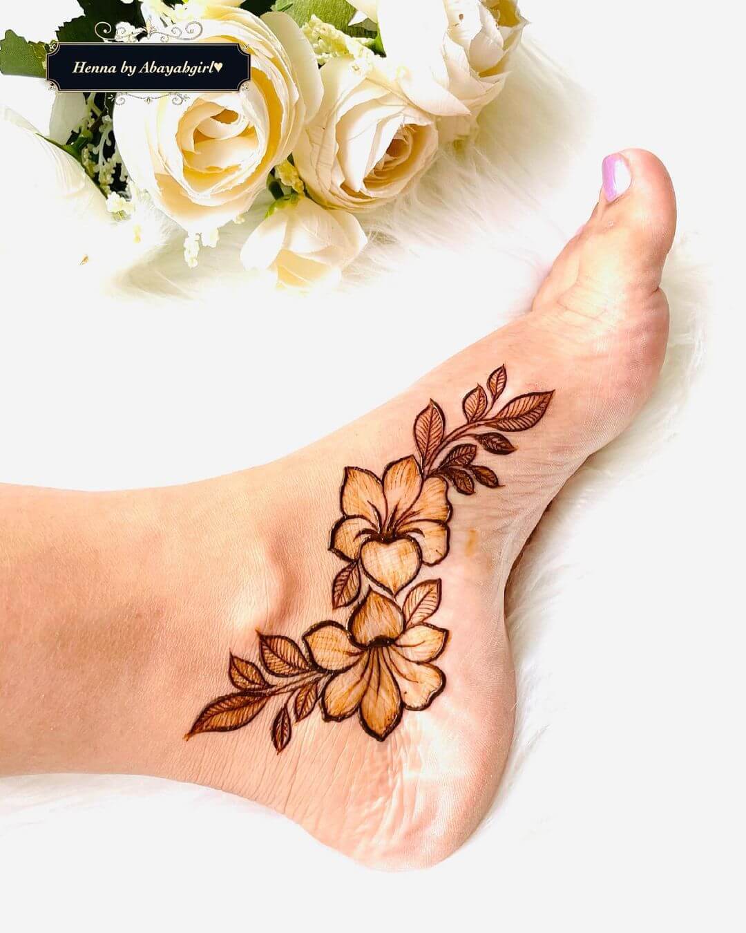 Henna tattoo on the foot Palolem beach of South Goa India Stock Photo   Adobe Stock