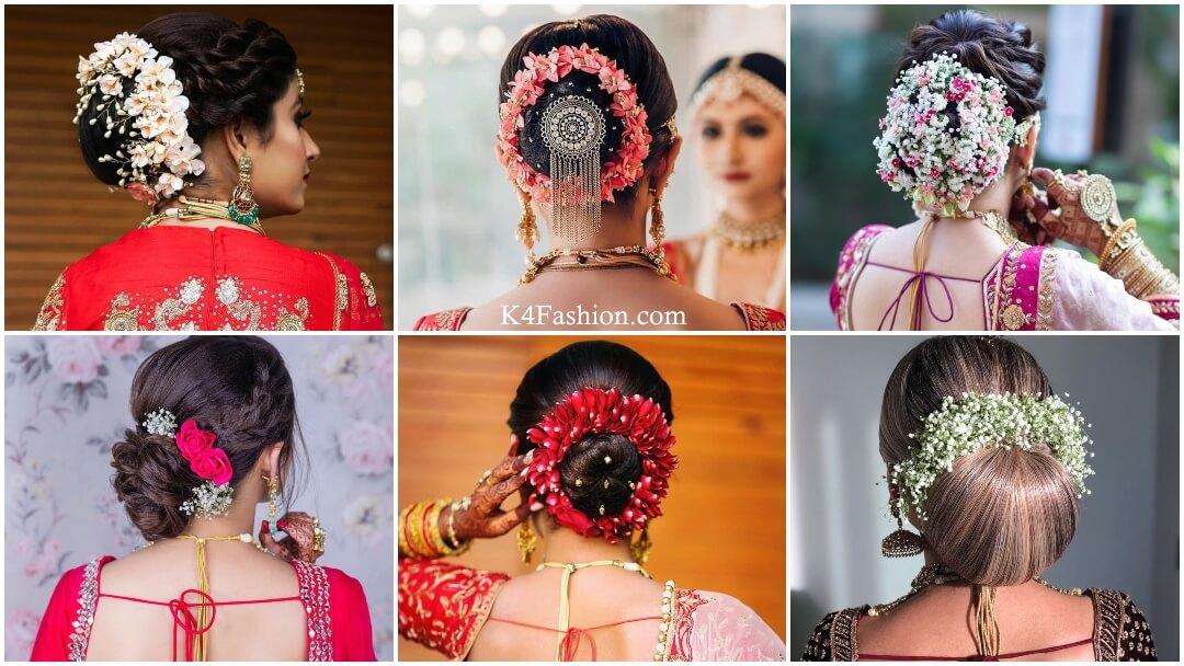 Hair Accessories For the Perfect South Indian Bride  Indian wedding  hairstyles Bridal hair buns Diy wedding hair