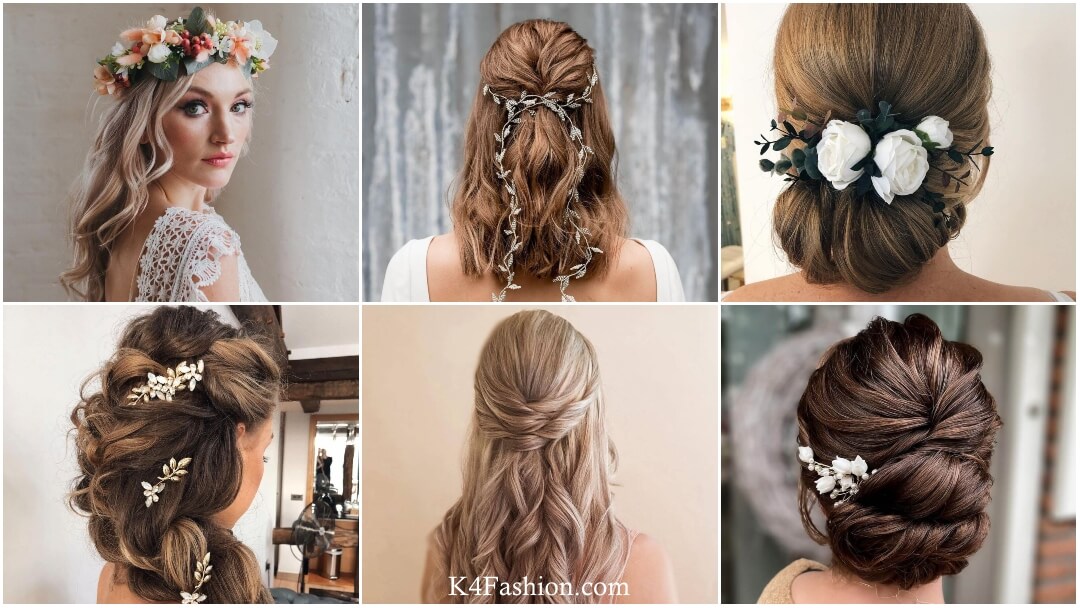 2023s Matching Bridal Hairstyles for Wedding Dress 75 Best
