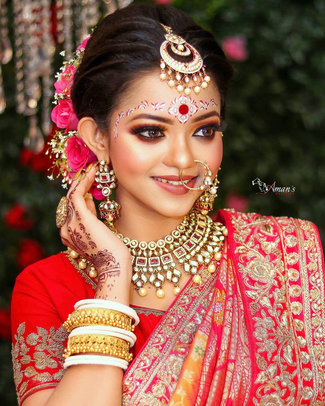 bengali-bridal-makeup-5 - K4 Fashion