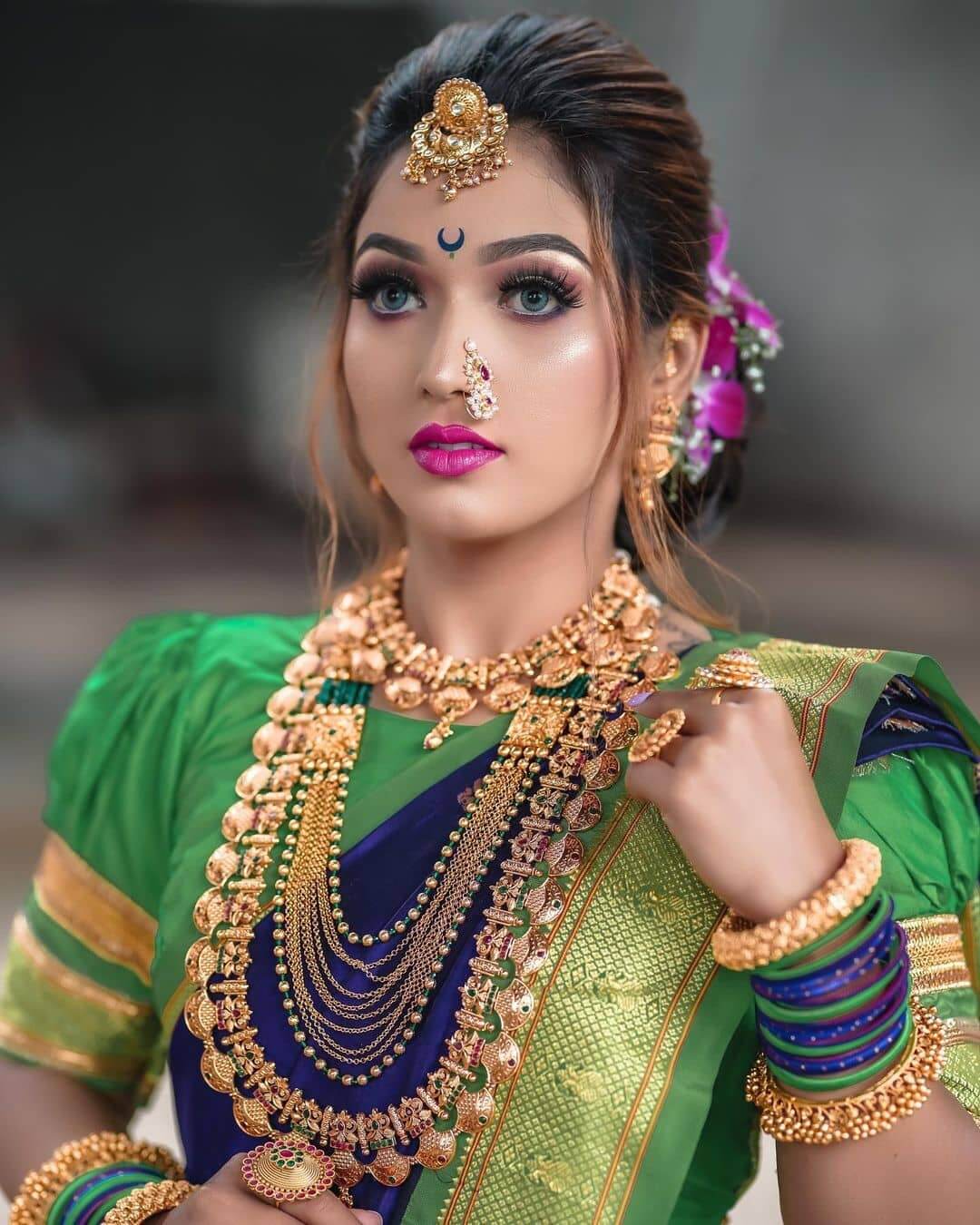 Maharashtrian Dulhan Makeup Images Saubhaya Makeup