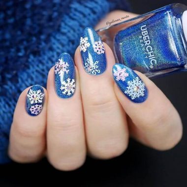 Snowflake Nail Art Designs - K4 Fashion