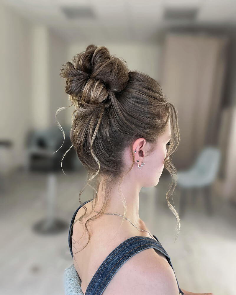 Bun Hairstyles Messy Buns Low Buns and Braided Buns