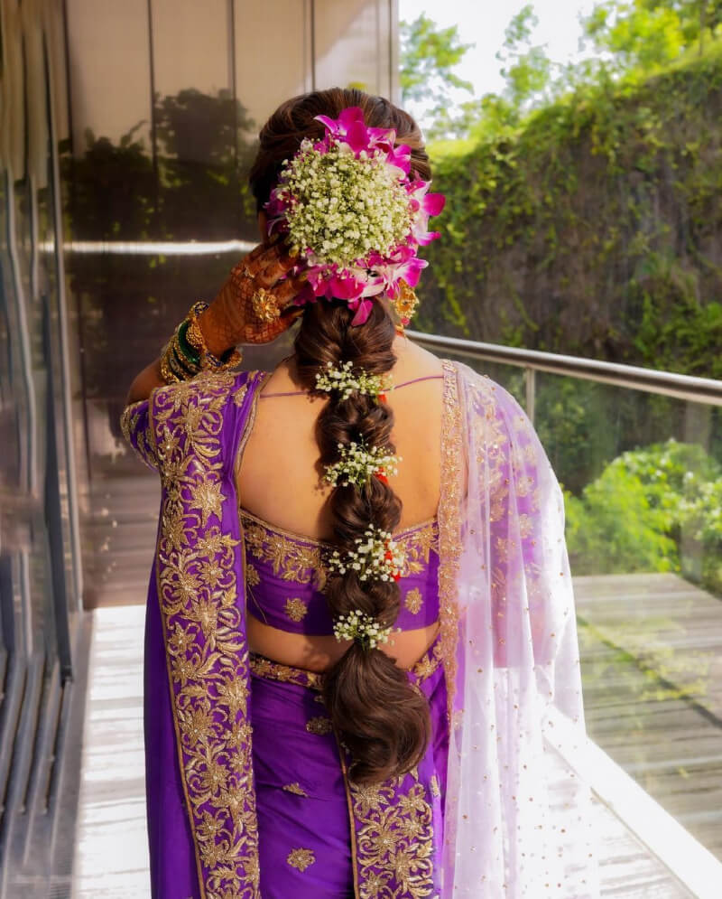 Marathi Bridal Hairstyles for Maharashtrian Brides - K4 Fashion