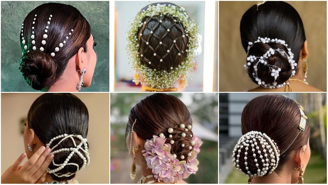 Covered Bun Hairstyle with Jasmine Flower Archives  myMandap
