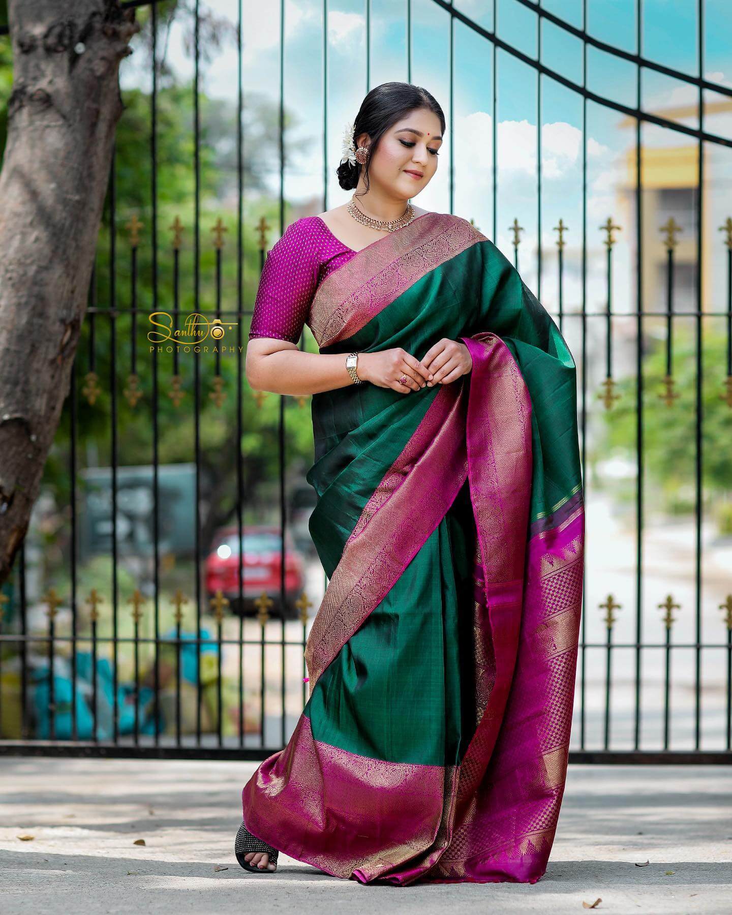Meghana Raj Traditional Outfits And Looks - K4 Fashion