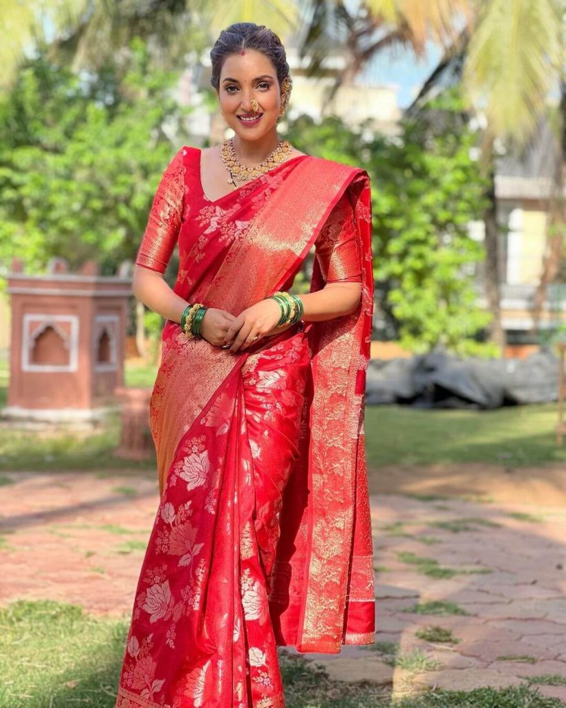 Rupali Bhosale Traditional Saree Looks And Style - K4 Fashion