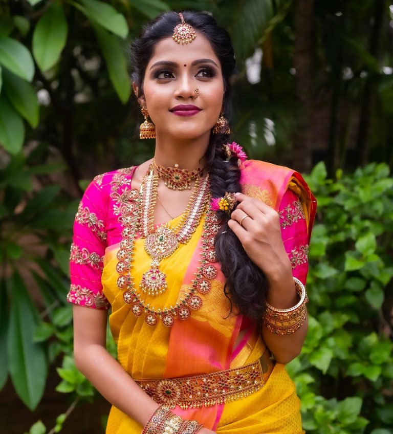 Vaishali Thaniga Dedicated Bridal Outfits And Looks - K4 Fashion